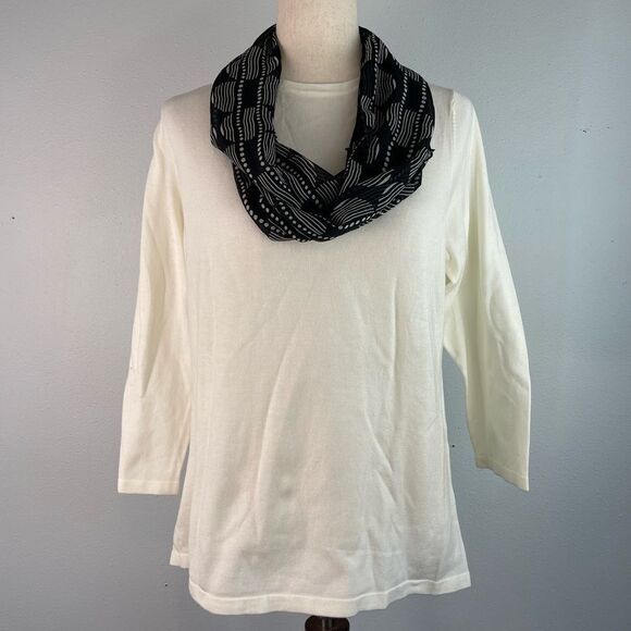NWT Sag Harbor Sweater and Infinity Scarf Size XL - Picture 1 of 8